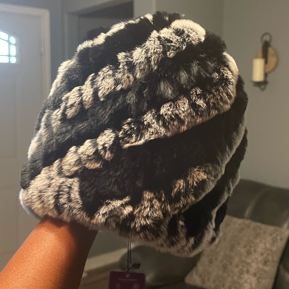 Genuine Rabbit Fur Hat!